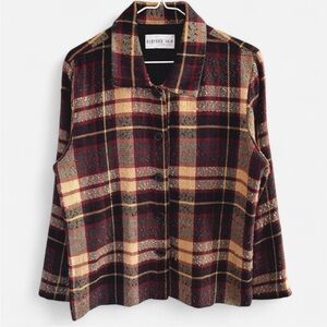 VTG Plaid Coat